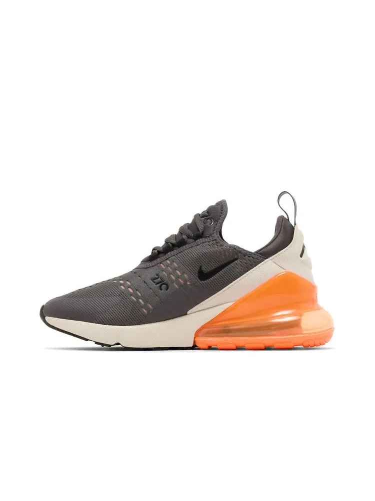 Кроссовки Nike Air Max 270 'Thunder Grey Total Orange' — изображение 3 из 8, серый оранжевый