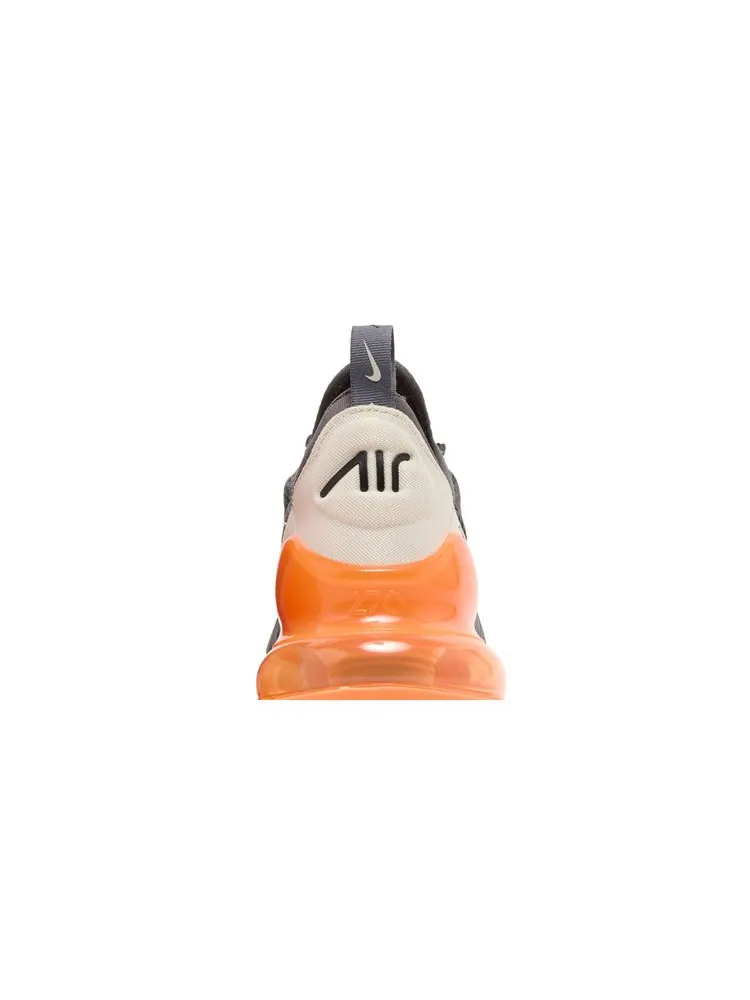 Кроссовки Nike Air Max 270 'Thunder Grey Total Orange' — изображение 7 из 8, серый оранжевый