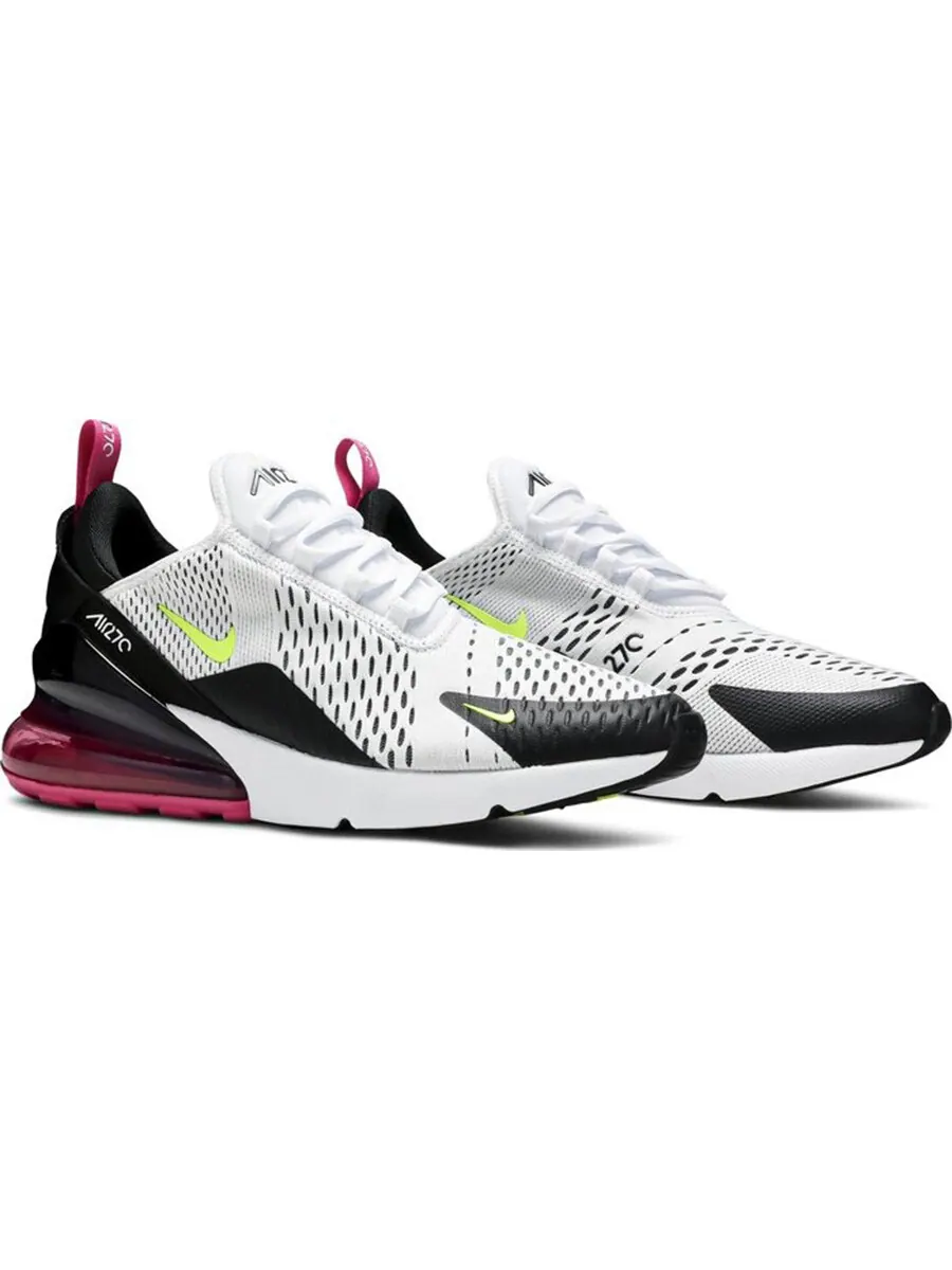 Кроссовки Nike Air Max 270 'Volt Fuchsia' — изображение 2 из 4, белый/мультиколор