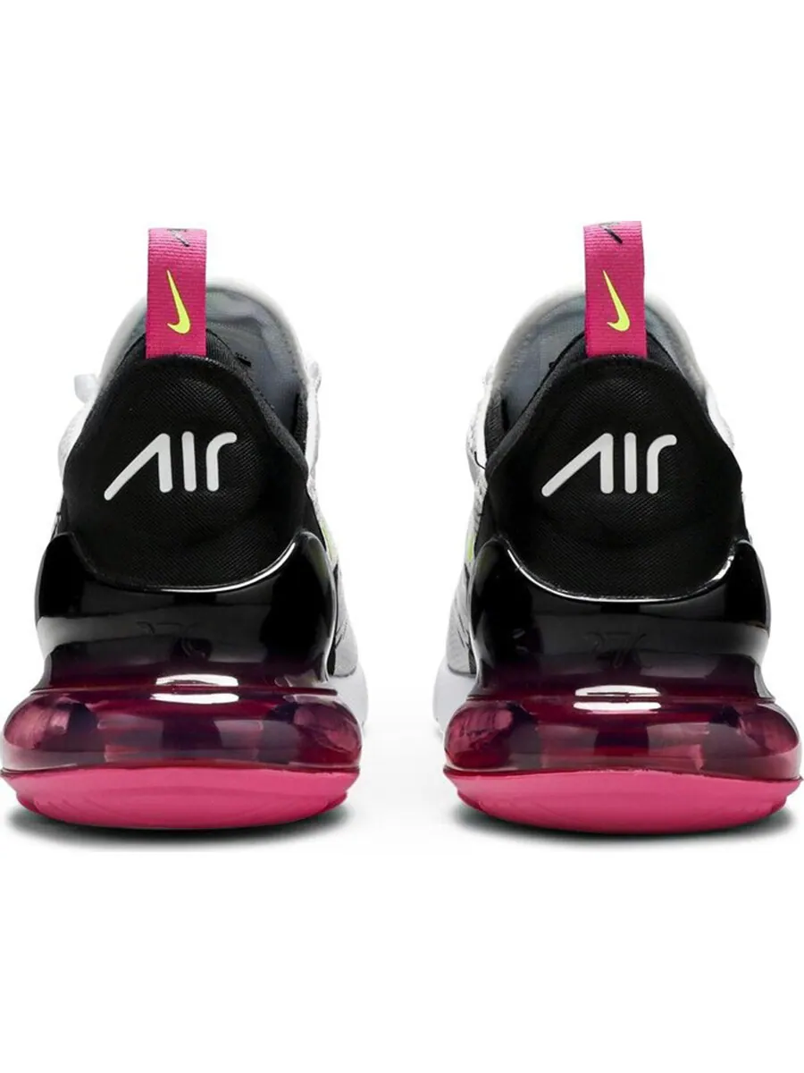 Кроссовки Nike Air Max 270 'Volt Fuchsia' — изображение 3 из 4, белый/мультиколор
