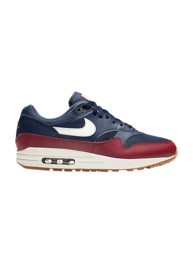 Кроссовки Nike Air Max 1 'Navy Team Red' — изображение 1 из 1, синий