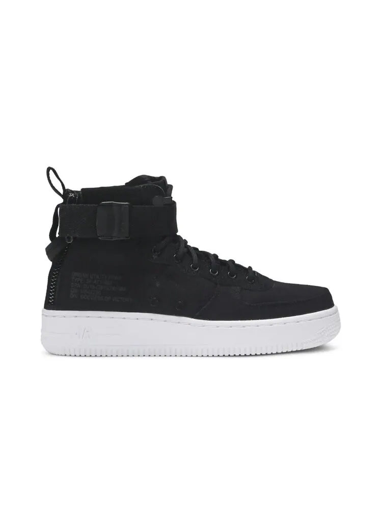 Кроссовки Nike SF Air Force 1 Mid GS 'Black' — изображение 1 из 4, черный