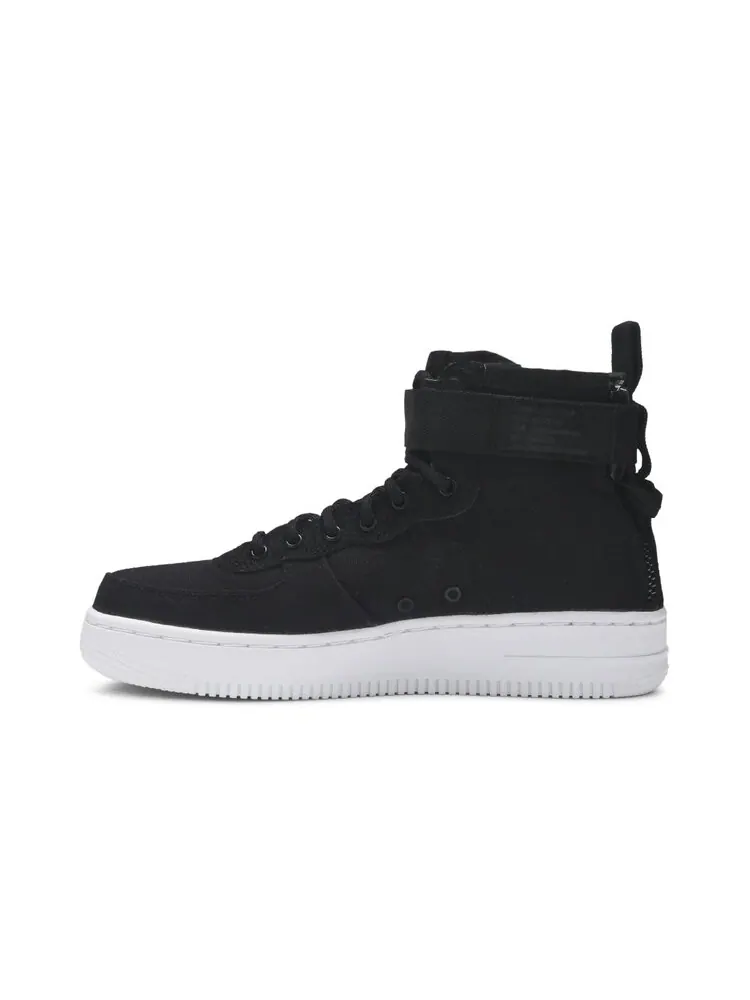 Кроссовки Nike SF Air Force 1 Mid GS 'Black' — изображение 3 из 4, черный