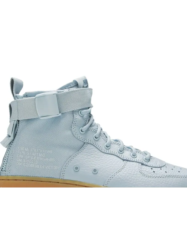 Кроссовки Nike SF Air Force 1 Mid GS 'Ocean Bliss' — изображение 2 из 4, синий