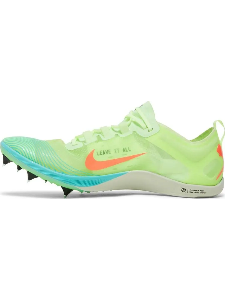 Кроссовки Nike Zoom Victory 5 XC 'Barely Volt Hyper Orange' — изображение 3 из 8, зеленый