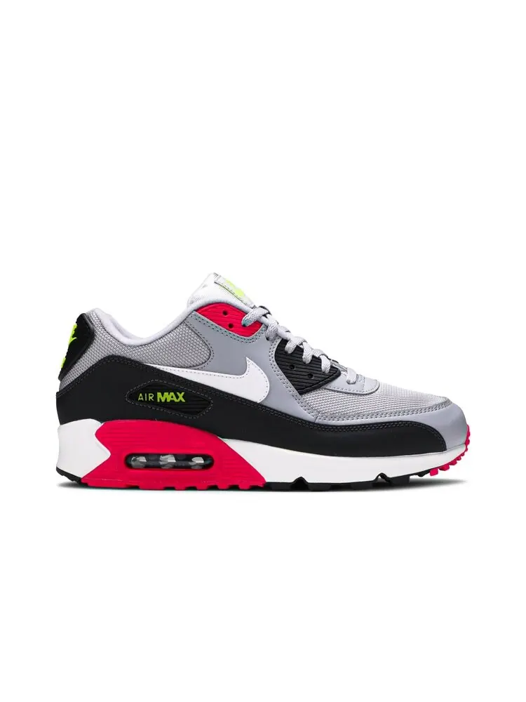 Кроссовки Nike Air Max 90 Essential 'Wolf Grey Rush Pink' — изображение 1 из 4, серый