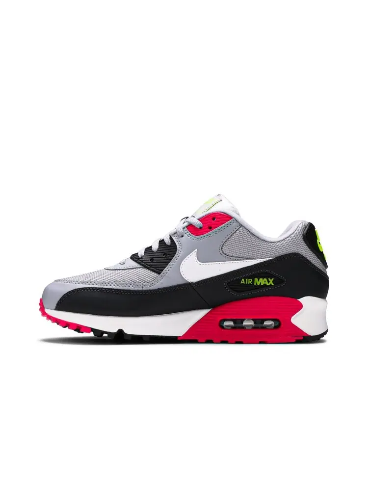 Кроссовки Nike Air Max 90 Essential 'Wolf Grey Rush Pink' — изображение 3 из 4, серый