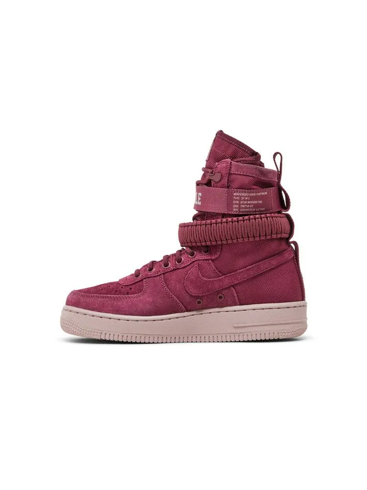 Кроссовки Nike Wmns SF Air Force 1 'Vintage Wine' — изображение 4 из 9, винтажный винный/красный