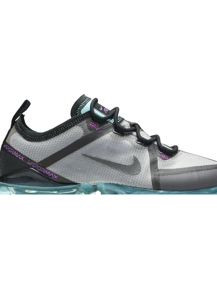 Кроссовки Nike Air VaporMax 2019 GS 'Thunder Grey Aurora' — изображение 2 из 8, серый