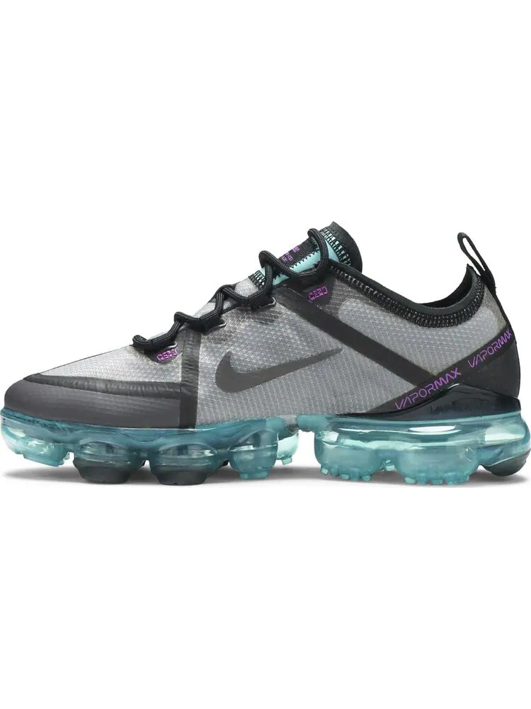 Кроссовки Nike Air VaporMax 2019 GS 'Thunder Grey Aurora' — изображение 3 из 8, серый