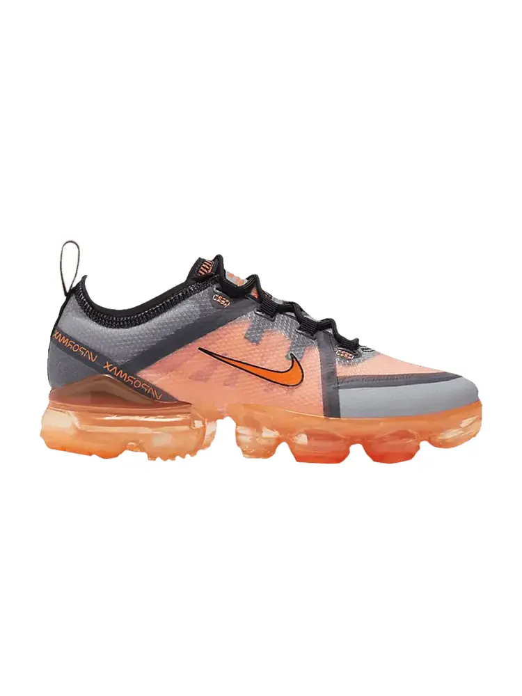 Кроссовки Nike Air VaporMax 2019 GS 'Grey Total Orange' — изображение 1 из 1