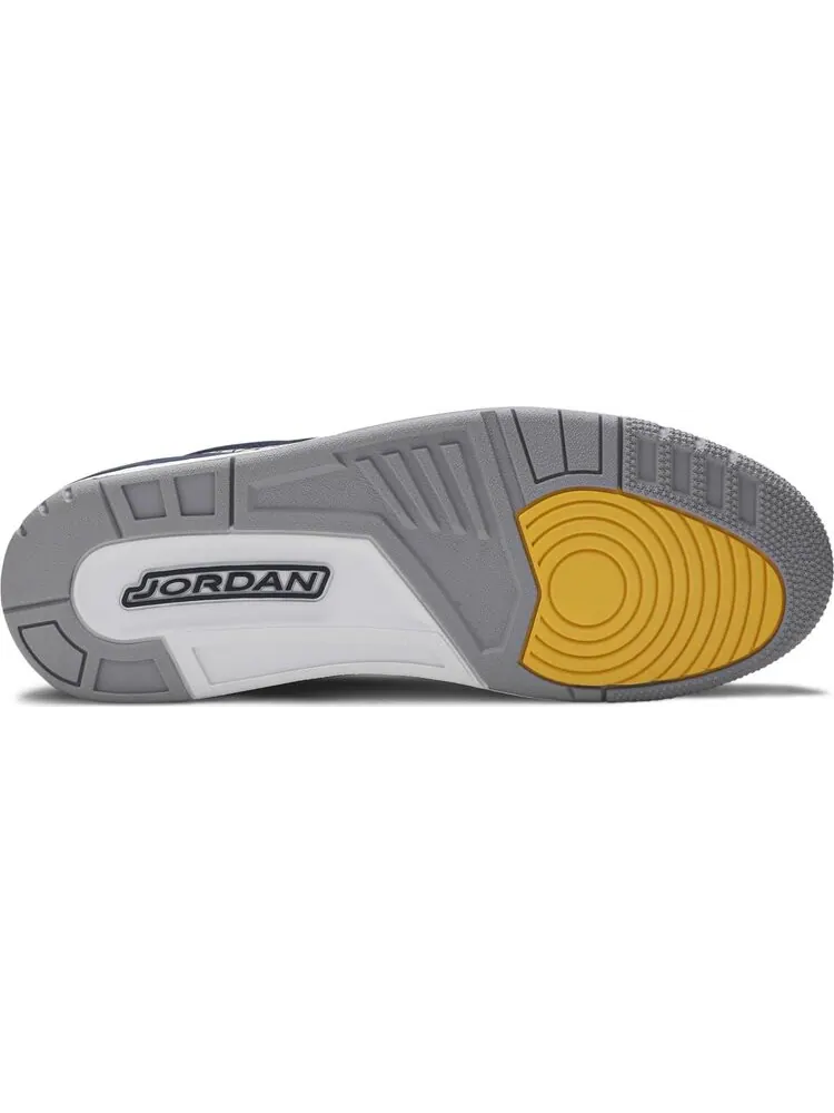 Кроссовки Air Jordan 3 Retro Michigan Wolverines PE — изображение 4 из 8, синий