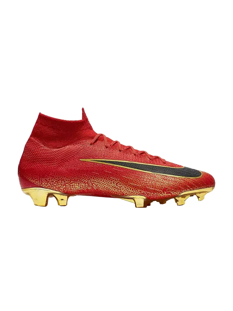 Кроссовки Nike Mercurial Superfly 6 Elite CR7 FG 'China' — изображение 1 из 1, красный