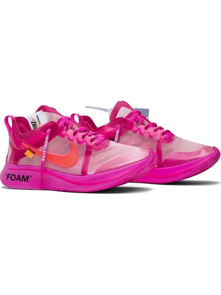 Кроссовки Nike Off-White x Zoom Fly SP 'Tulip Pink' — изображение 8 из 8, розовый