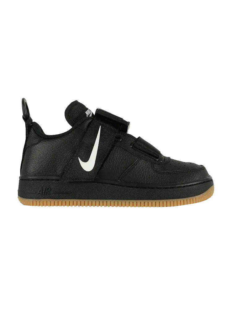 Кроссовки Nike Air Force 1 Utility GS 'Black White Gum' — изображение 1 из 1, черный