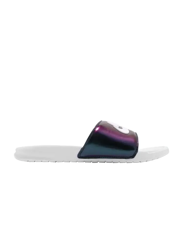 Кроссовки Nike Benassi JDI SE 'Lucid Green' — изображение 1 из 1, белый