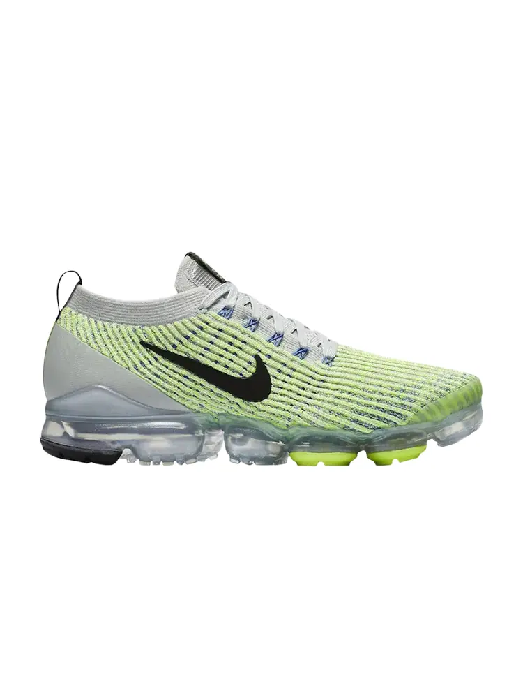 Кроссовки Nike Air VaporMax Flyknit 3 'Barely Volt' — изображение 1 из 1, желтый