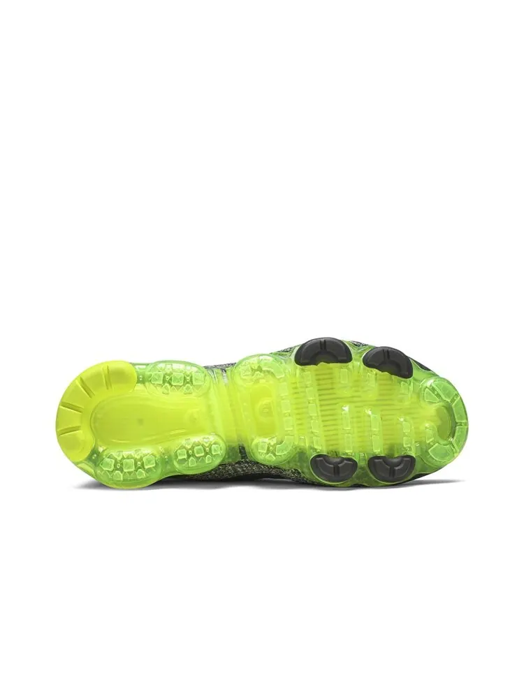 Кроссовки Nike Air VaporMax Flyknit 3 'Grey Volt' — изображение 4 из 4, серый