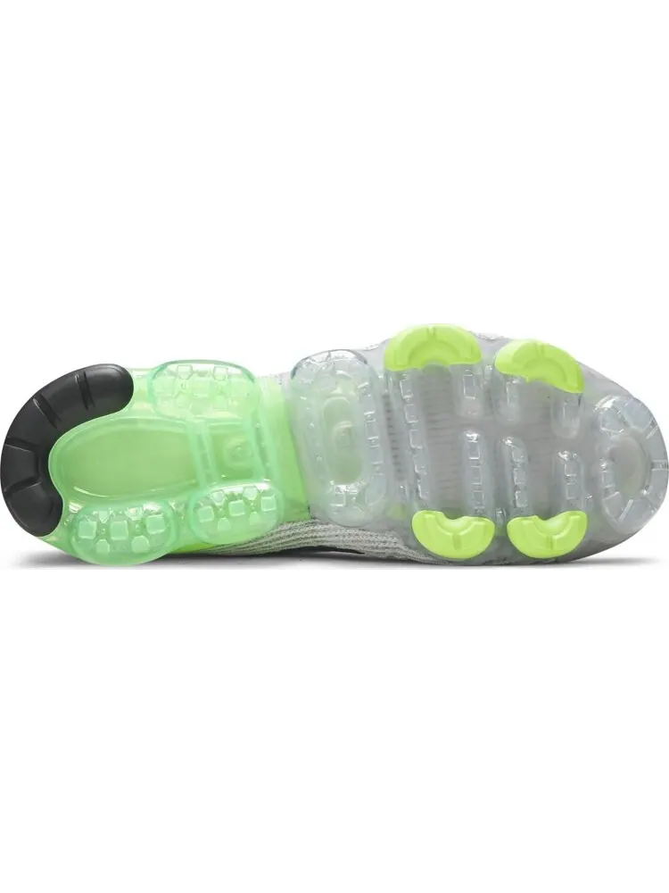 Кроссовки Nike Air VaporMax Flyknit 3 'Electric Green' — изображение 4 из 8, серый