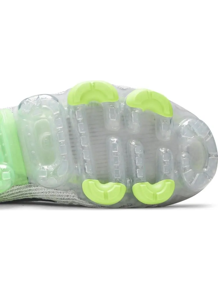 Кроссовки Nike Air VaporMax Flyknit 3 'Electric Green' — изображение 5 из 8, серый