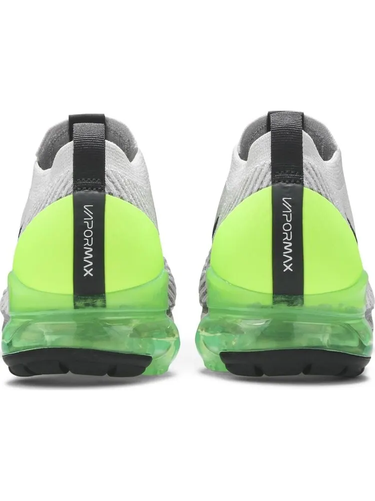 Кроссовки Nike Air VaporMax Flyknit 3 'Electric Green' — изображение 6 из 8, серый