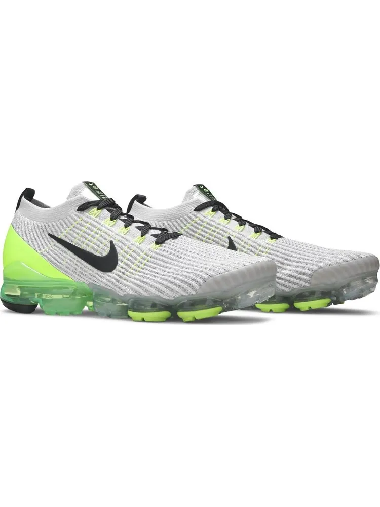Кроссовки Nike Air VaporMax Flyknit 3 'Electric Green' — изображение 8 из 8, серый