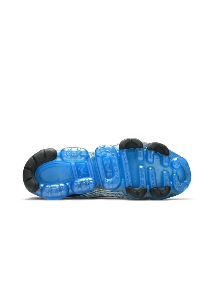 Кроссовки Nike Air VaporMax Flyknit 3 'Photo Blue Gold' — изображение 4 из 4, белый