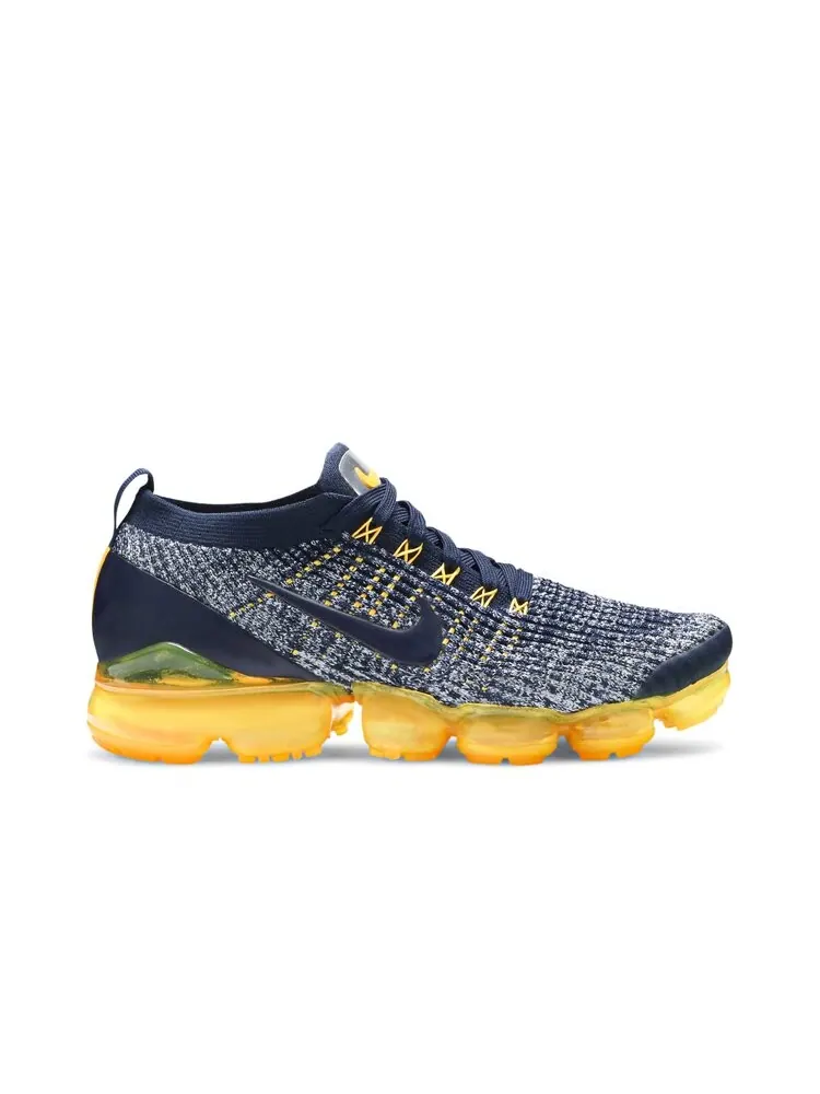 Кроссовки Nike Air VaporMax Flyknit 3 'College Navy Orange' — изображение 1 из 4, синий