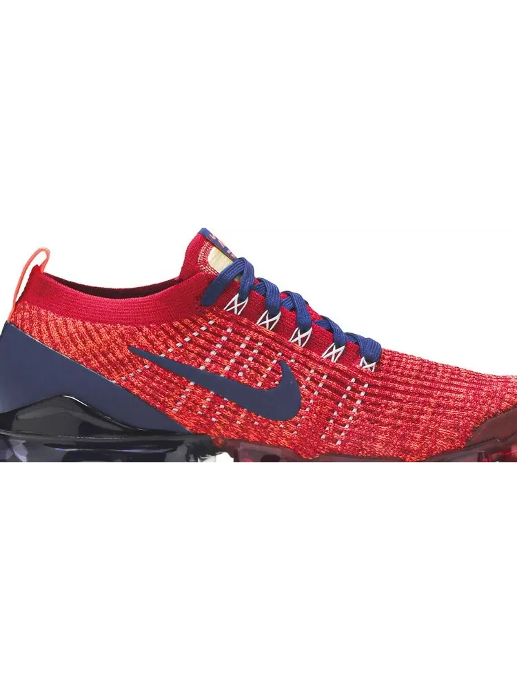 Кроссовки Nike Air VaporMax Flyknit 3 'Noble Red' — изображение 2 из 8, красный