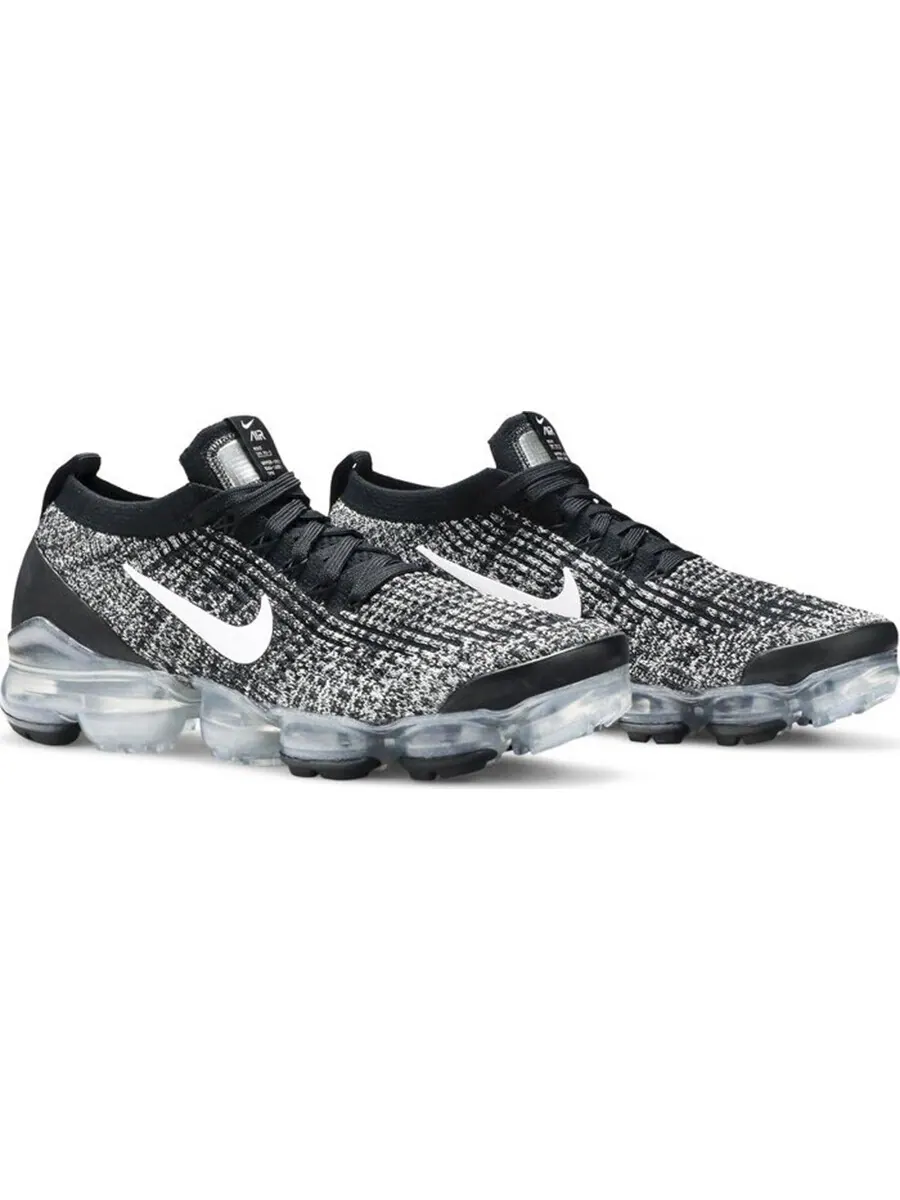 Кроссовки Nike Wmns Air VaporMax Flyknit 3 'Oreo' — изображение 2 из 4, черный/серый/белый