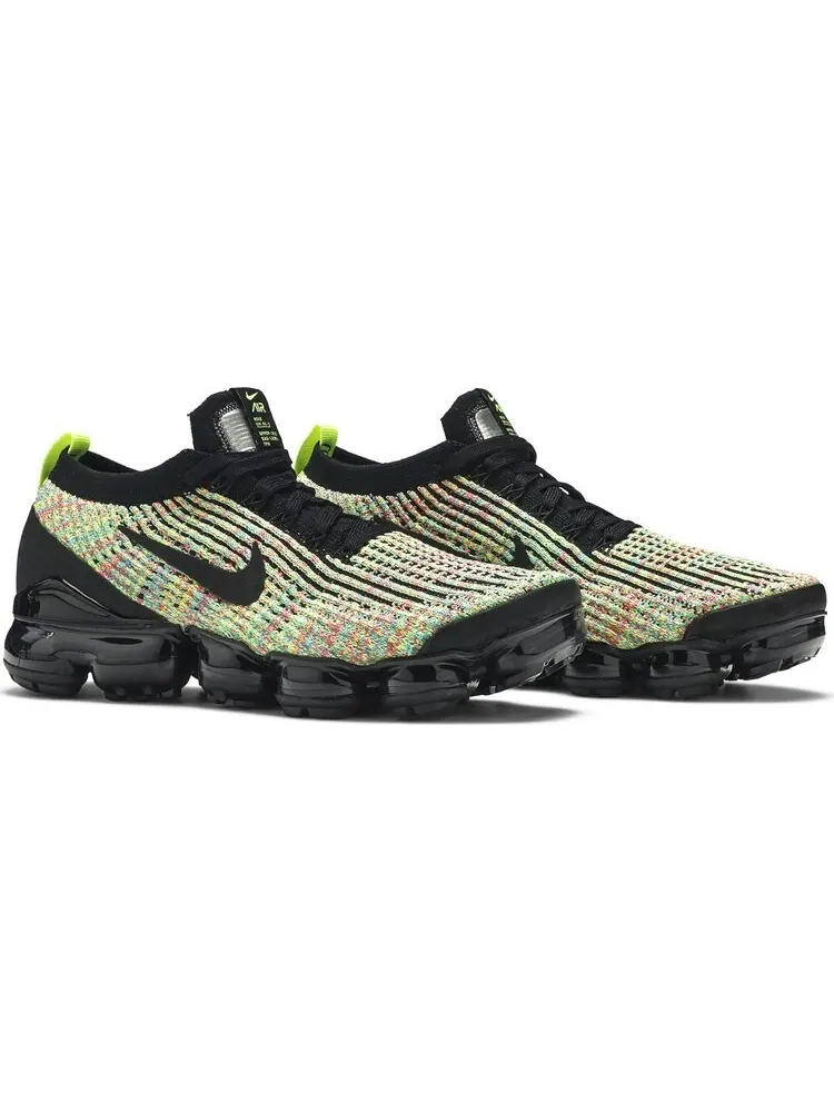 Кроссовки Nike Wmns Air Vapor Max Flyknit 3 — изображение 8 из 8, черный-зеленый