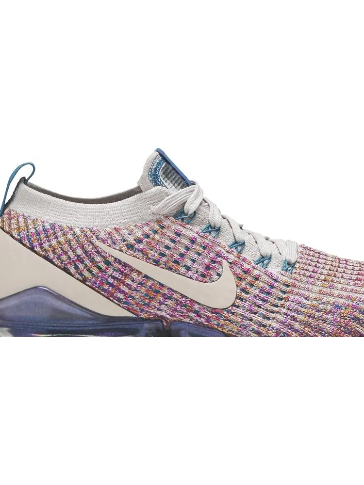Кроссовки Nike Wmns Air Vapor Max Flyknit 3 — изображение 2 из 8, красный-синий
