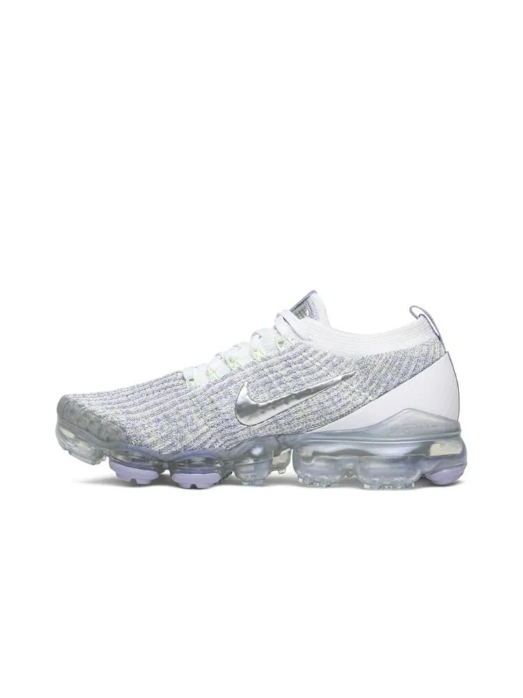 Кроссовки Nike Wmns Air VaporMax Flyknit 3 'Barely Volt' — изображение 3 из 4, белый