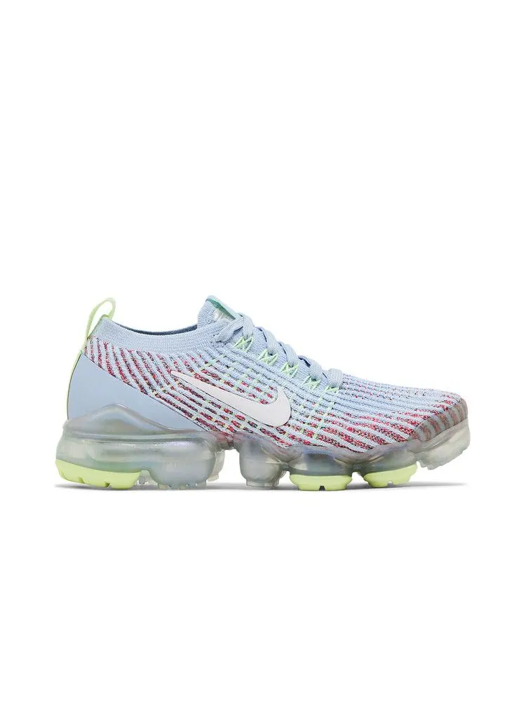 Кроссовки Nike Wmns Air Vapormax Flyknit 3 'Hydrogen Blue Volt' — изображение 2 из 9, синий/светлый синий