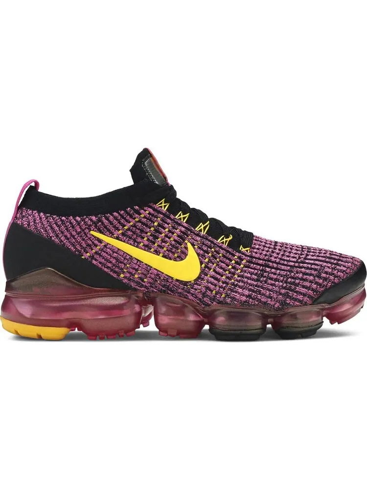 Кроссовки Nike Wmns Air VaporMax Flyknit 3 'Fuchsia Orange' — изображение 1 из 8, фиолетовый