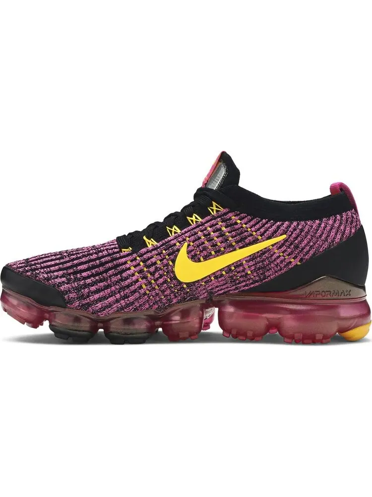 Кроссовки Nike Wmns Air VaporMax Flyknit 3 'Fuchsia Orange' — изображение 3 из 8, фиолетовый
