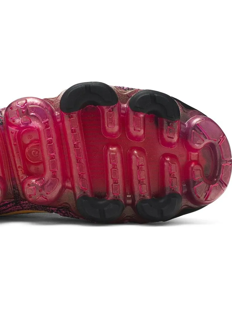 Кроссовки Nike Wmns Air VaporMax Flyknit 3 'Fuchsia Orange' — изображение 5 из 8, фиолетовый