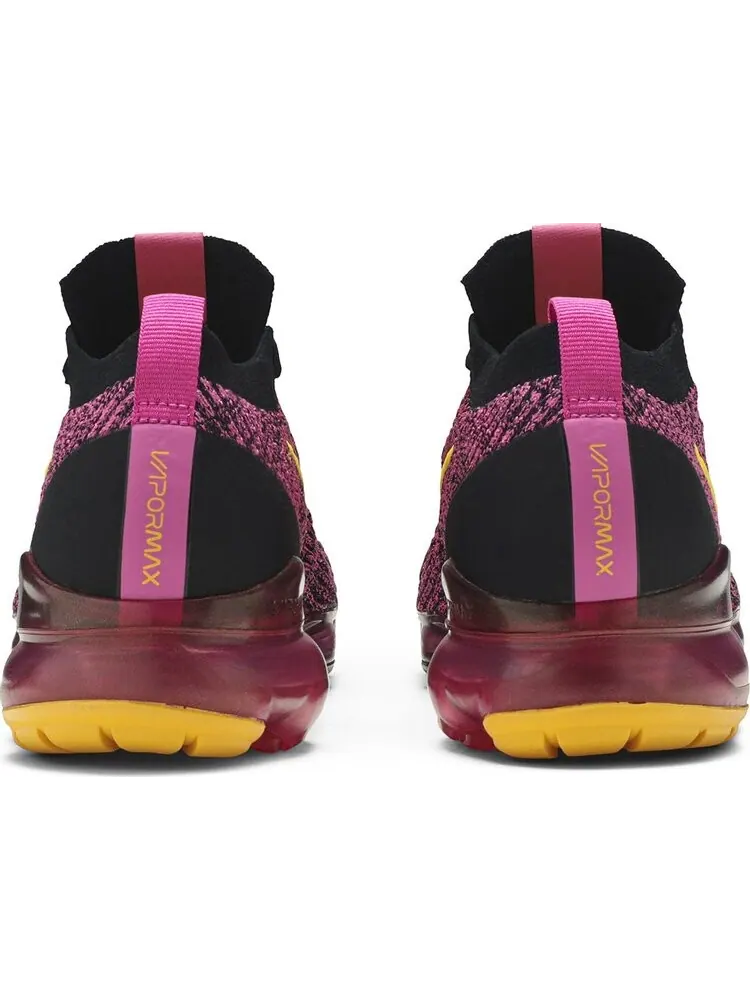 Кроссовки Nike Wmns Air VaporMax Flyknit 3 'Fuchsia Orange' — изображение 6 из 8, фиолетовый