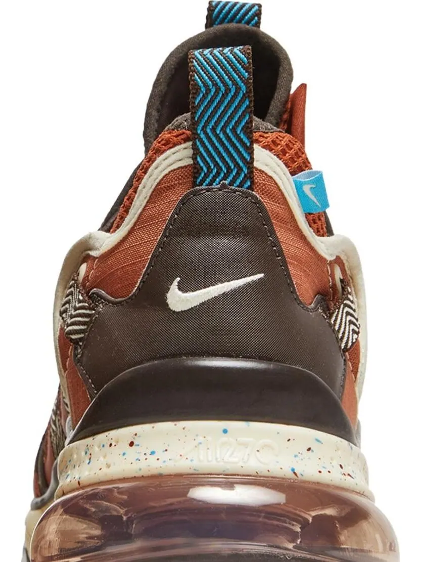 Кроссовки Nike Air Max 270 Bowfin 'Dark Russet' — изображение 7 из 8, коричневый