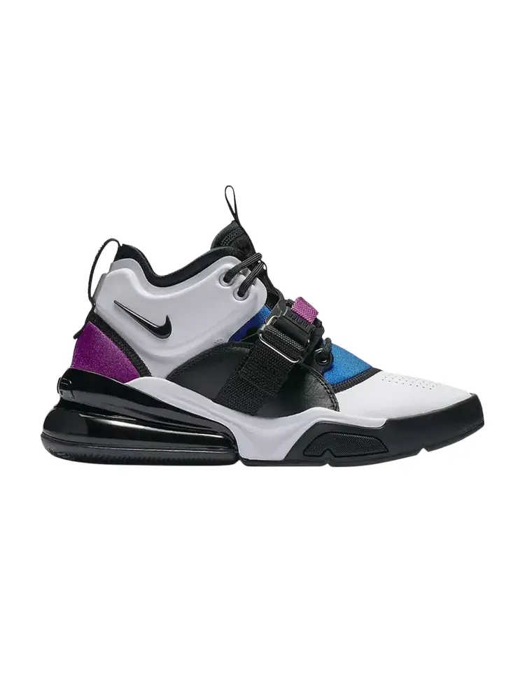 Кроссовки Nike Air Force 270 GS 'White Lyon Blue Berry' — изображение 1 из 1, белый