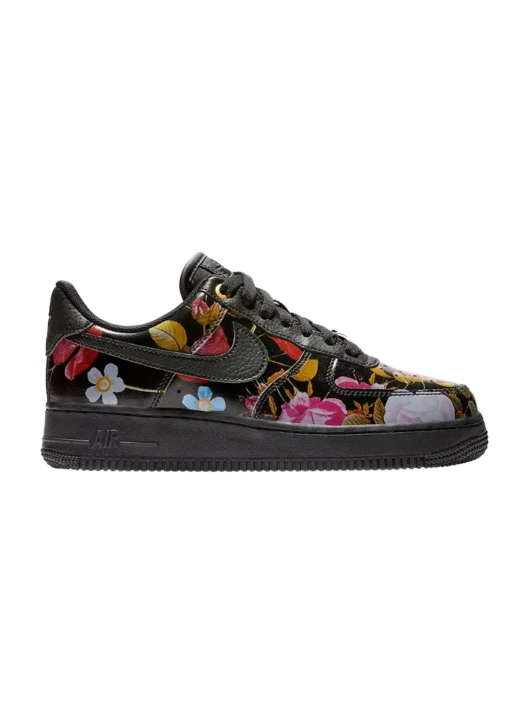 Кроссовки Nike Wmns Air Force 1 Low 'Floral' — изображение 1 из 1, черный