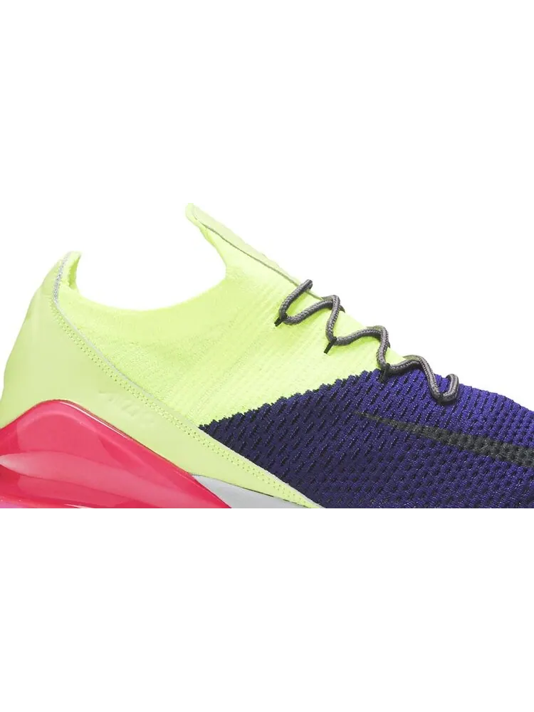 Кроссовки Nike Air Max 270 Flyknit 'Multi-Color' — изображение 2 из 8, мульти