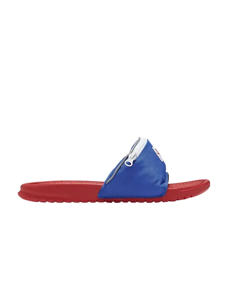 Кроссовки Nike Benassi JDI Fanny Pack Slides 'Crimson Royal' — изображение 1 из 1, оранжевый