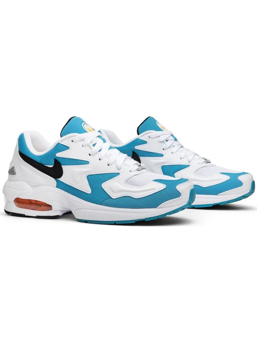 Кроссовки Nike Air Max 2 Light OG — изображение 2 из 4, голубой/мультиколор