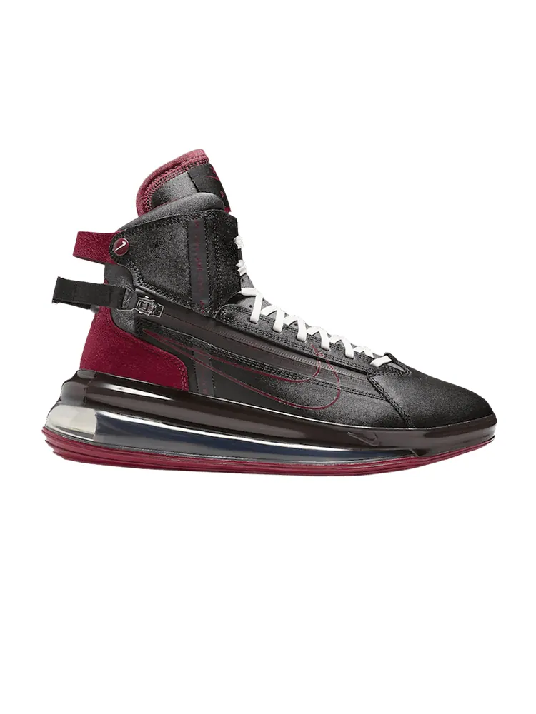 Кроссовки Nike Air Max 720 Saturn 'Black Team Red' — изображение 1 из 1, черный/красный/серый