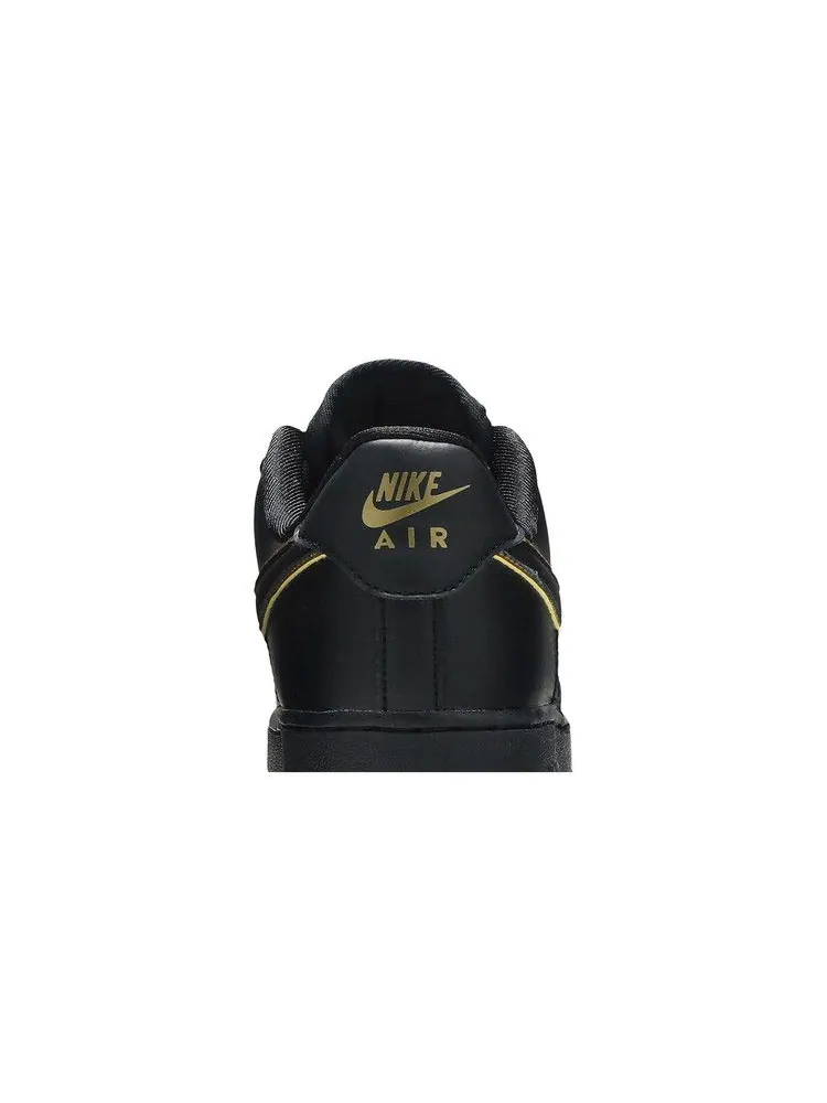 Кроссовки Nike Wmns Air Force 1 Low '07 Essential 'Black Gold Swoosh' — изображение 8 из 9