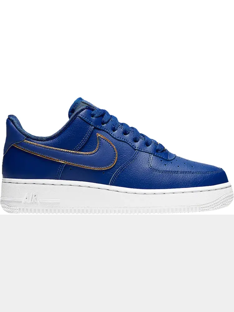 Кроссовки Nike Wmns Air Force 1 Low 'Blue Gold Swoosh' — изображение 1 из 1, синий
