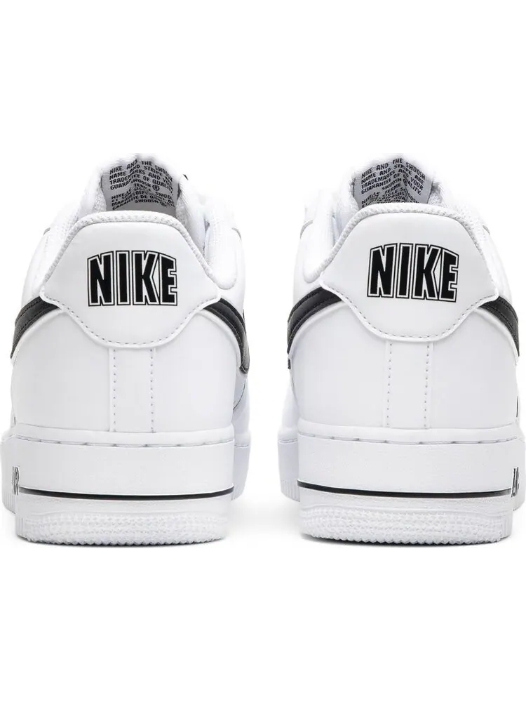 Кроссовки Nike Air Force 1 Low '07 3 'White Black' — изображение 6 из 8, белый