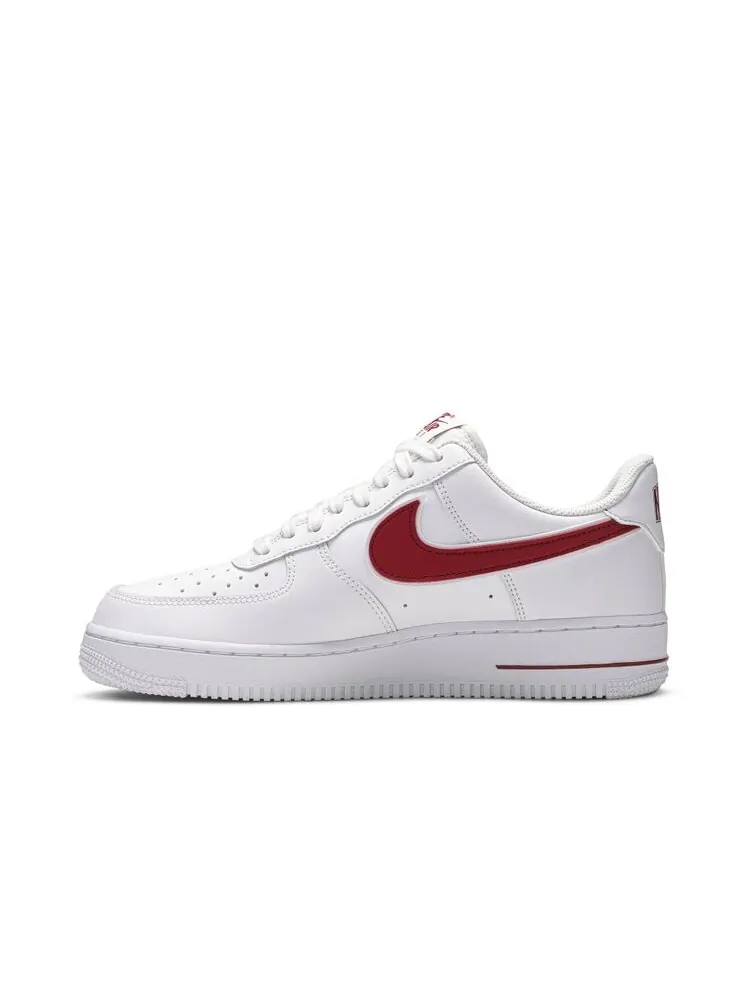 Кроссовки Nike Air Force 1 Low '07 3 'Gym Red' — изображение 3 из 4, белый