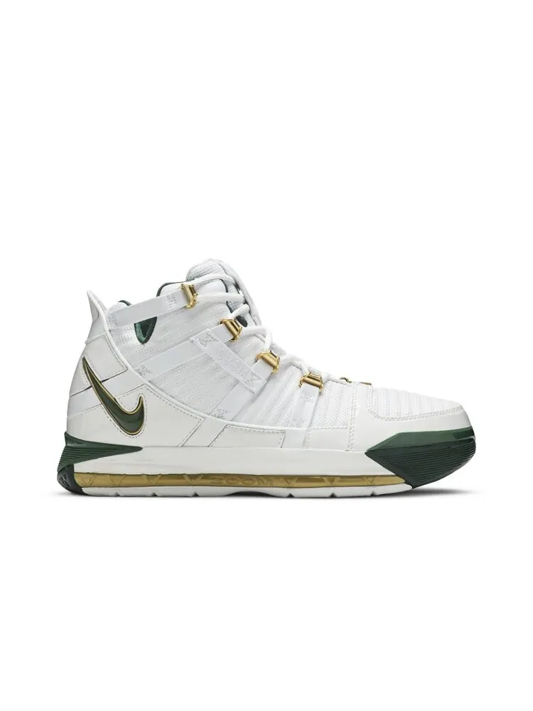 Кроссовки Nike Zoom LeBron 3 QS 'SVSM Home' — изображение 1 из 4, зеленый